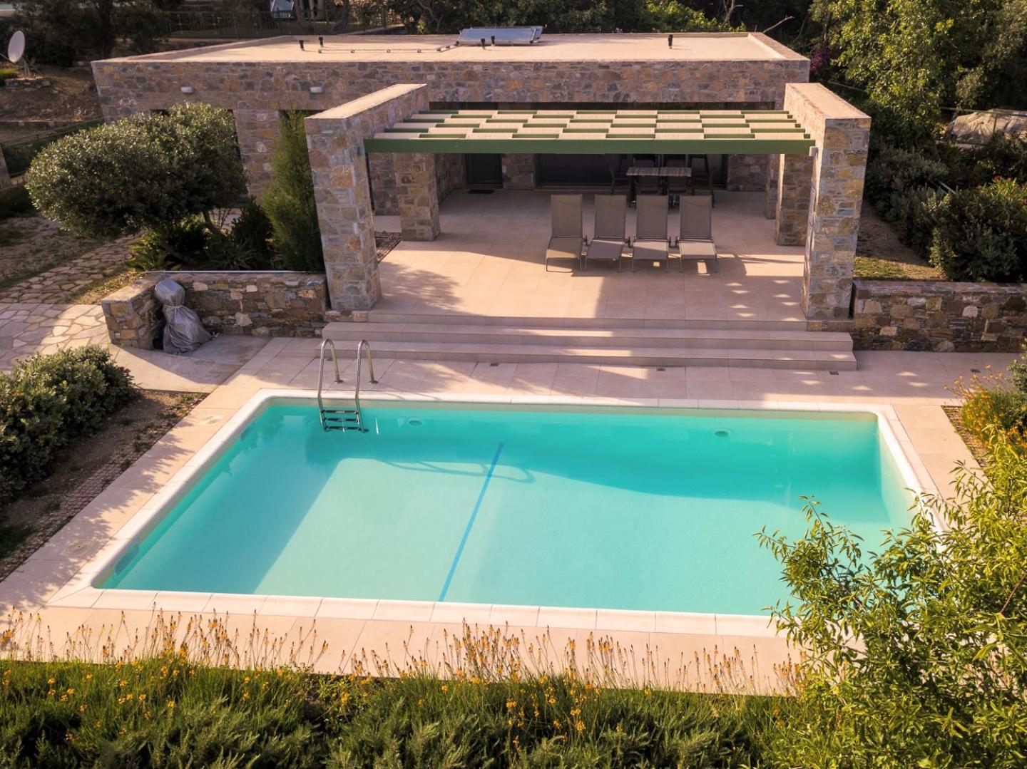 Ouzo Stone House 1 With Private Pool Villa Plomari Exterior photo